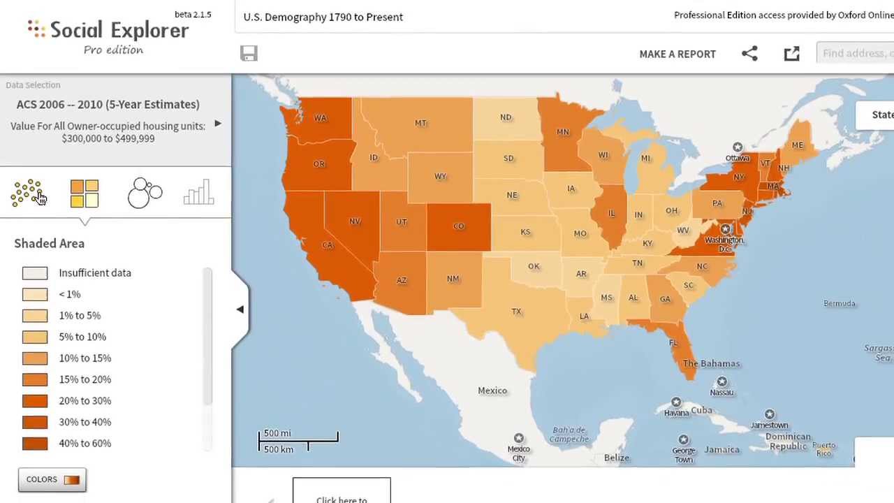 Social Explorer:  The Premier Demographic Online Research Tool