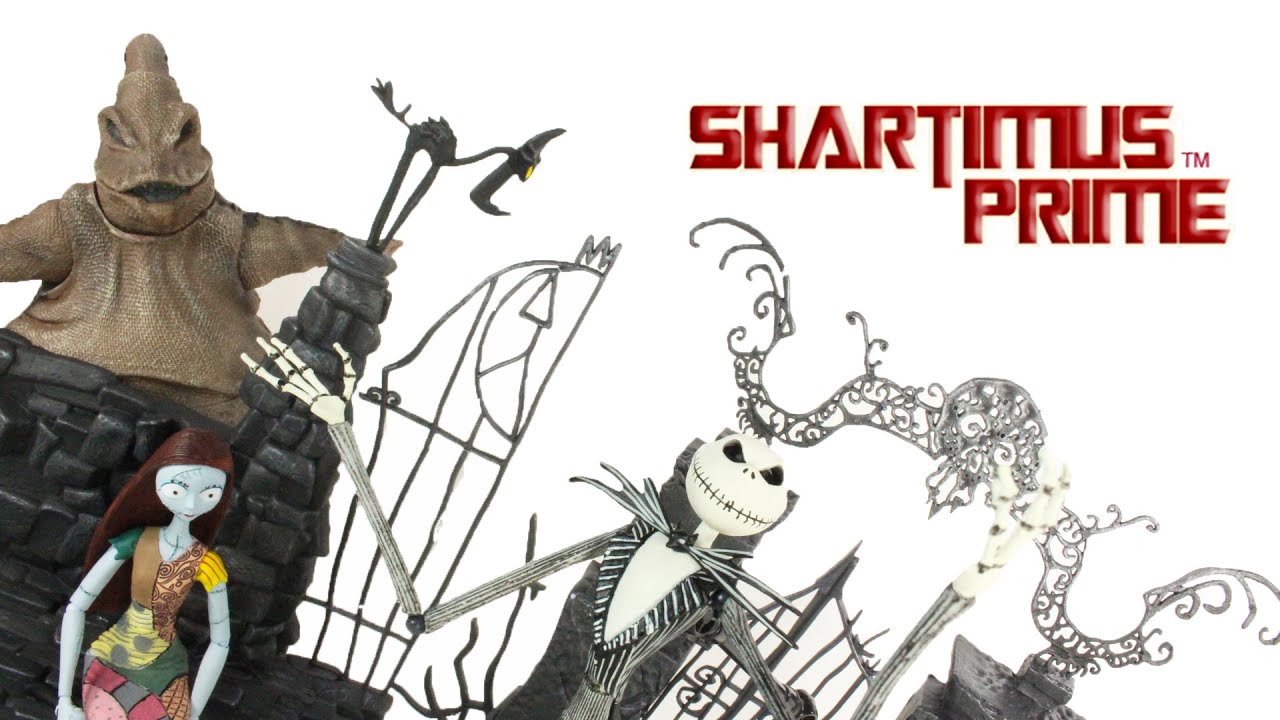 Diamond Select Toys The Nightmare Before Christmas Jack Skellington Sally and Oogie Boogie Movie Act