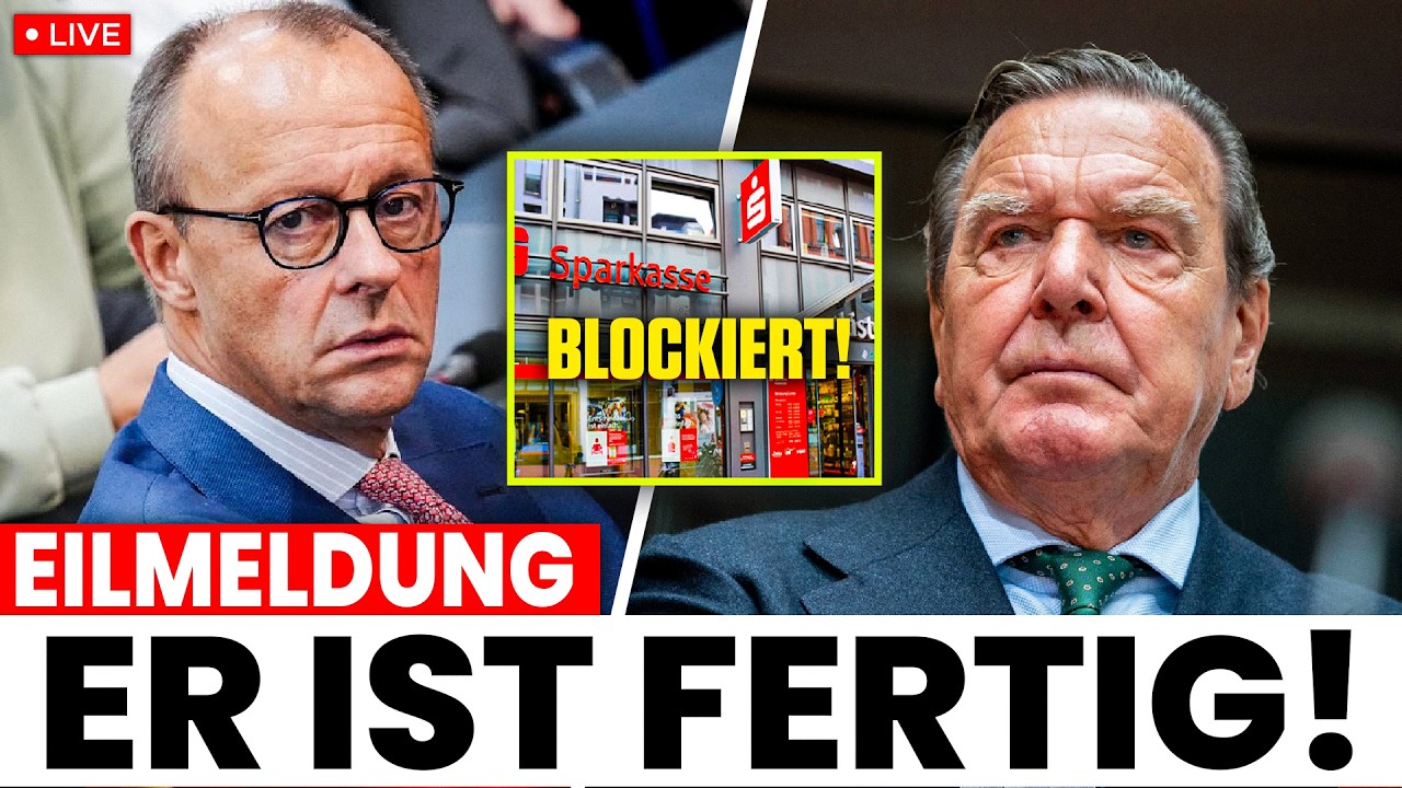 FINANZIELLE RACHE? Schr&ouml;ders Konto Eingefroren Nach Kritik Am System
