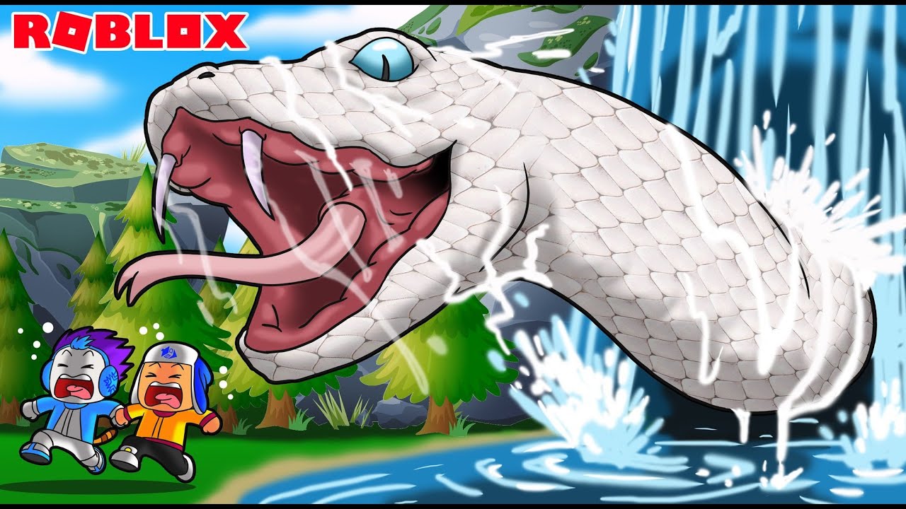 MOCIL TAKUT!! KITA DI KEJAR SILUMAN ULAR PUTIH RAKSAKSA DI ROBLOX!!
