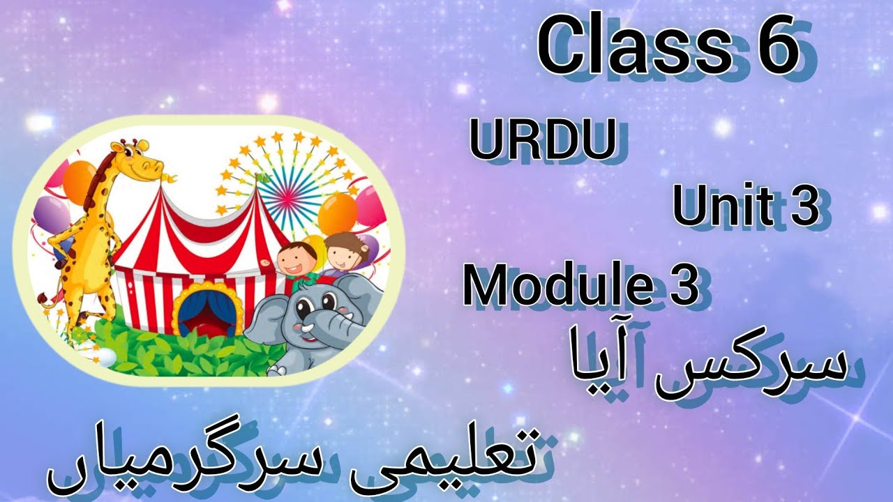 Class 5 urdu   lesson 13  Activities