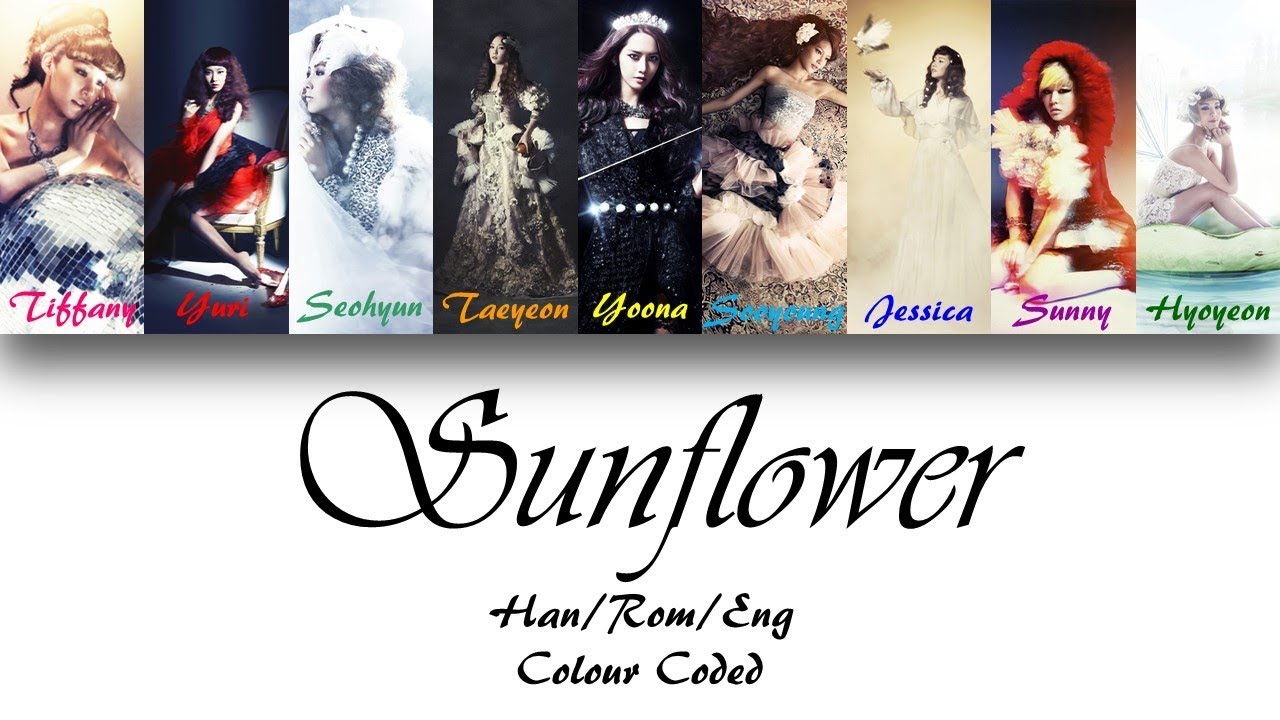 Girls' Generation (소녀시대) Sunflower (제자리걸음) Lyrics (Han/Rom/Eng) Colour Coded
