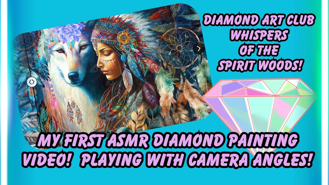 💎ASMR Diamond Painting | Whispers Of The Spirit Woods DAC | Relaxing & Soothing 💎