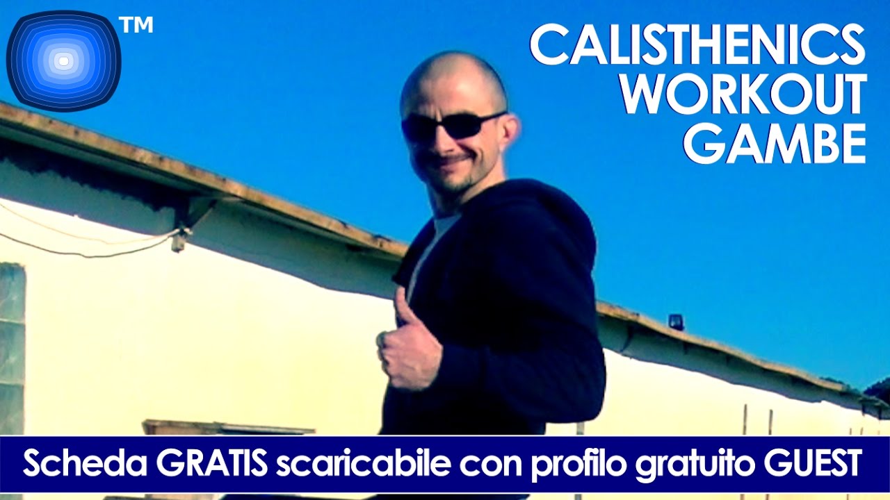 Allenamento funzionale calisthenics gambe per principiante