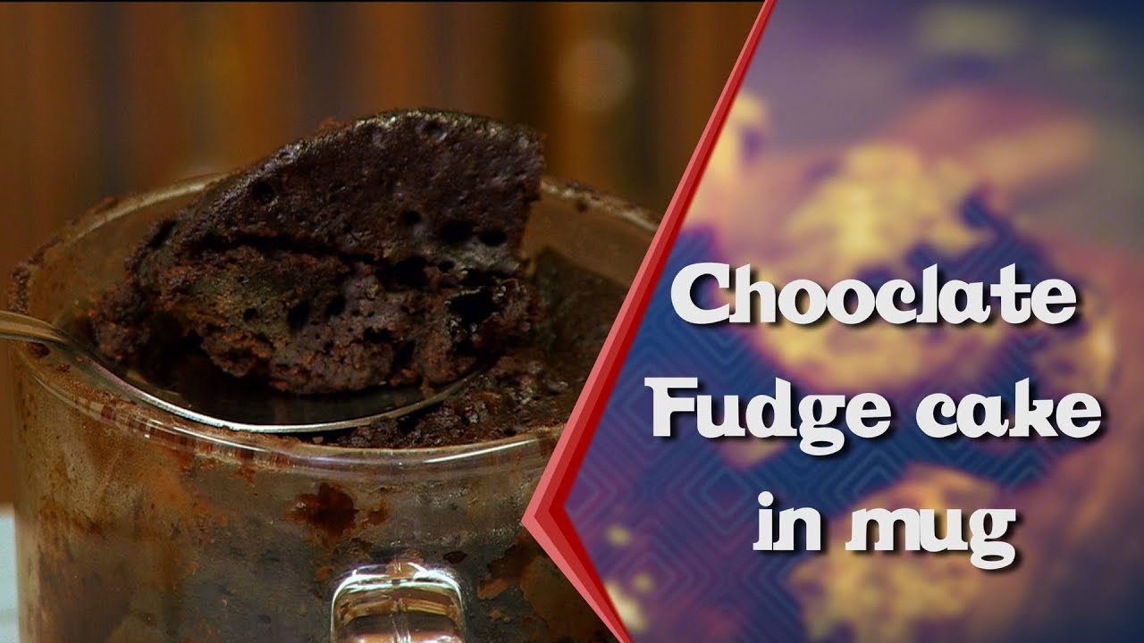 How To Make Chocolate Fudge Mug Cake in 5 minutes!
