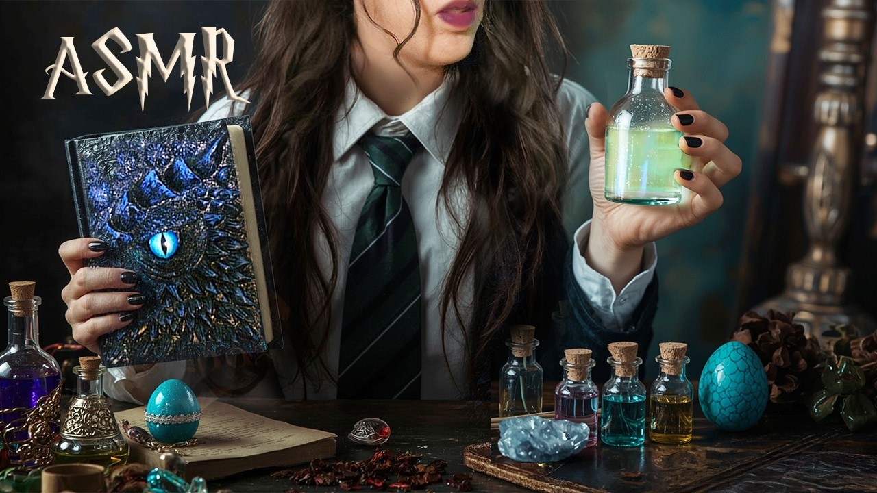 ASMR | Brewing a Secret Potion 🐍 | Harry Potter Fantasy Roleplay