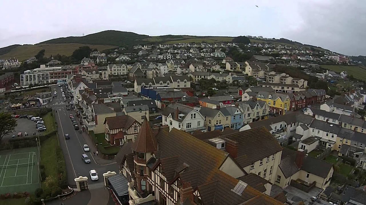 WOOLACOMBE BAY HOTEL FROM THE AIR