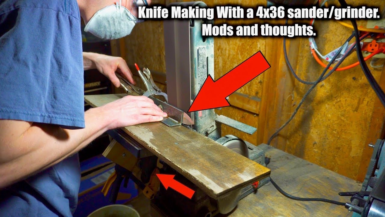 How To Use A 4x36 Belt Sander For Knife Making