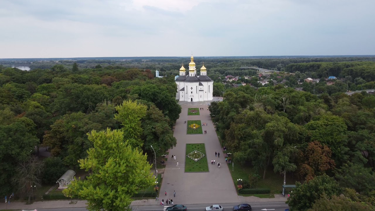 DJI Mini 2 4K Chernihiv city center after renovations