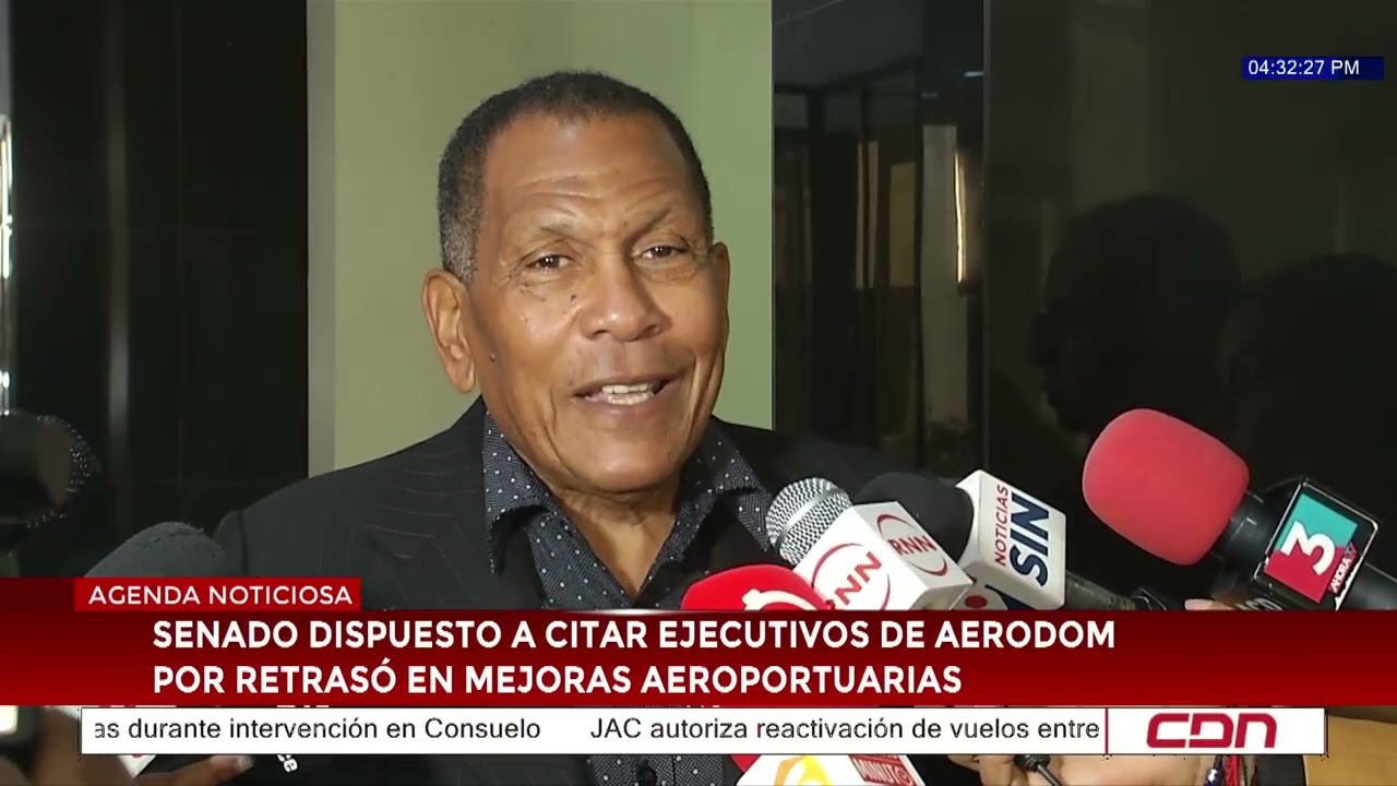 Senado dispuesto a citar ejecutivos de Aerodom por retraso en mejoras aeroportuarias