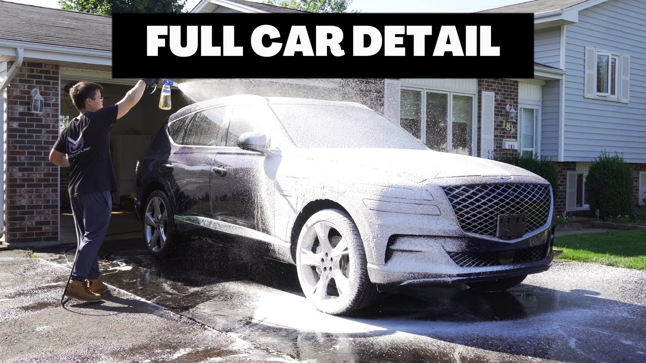 Genesis GV80 | Decon wash & Polish & Ceramic Coating | Full Car Detail - ASMR