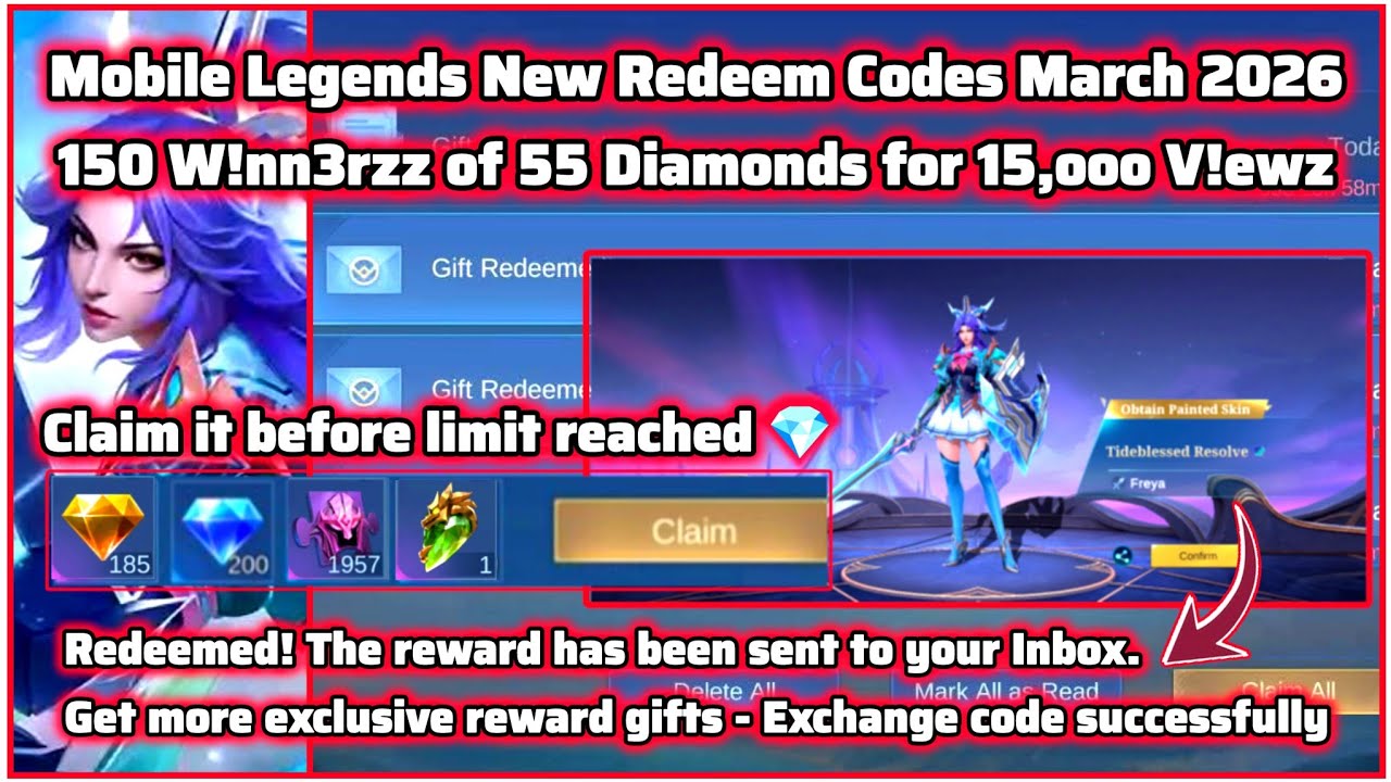 Новые промокоды Mobile Legends от 12 марта 2026 г. - 150 победителей получат пополнение счета на ...