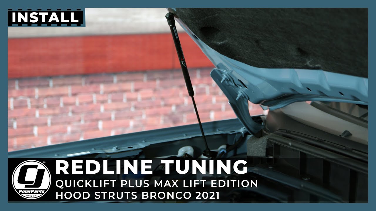 2021 Bronco Install | Redline Tuning Hood Struts