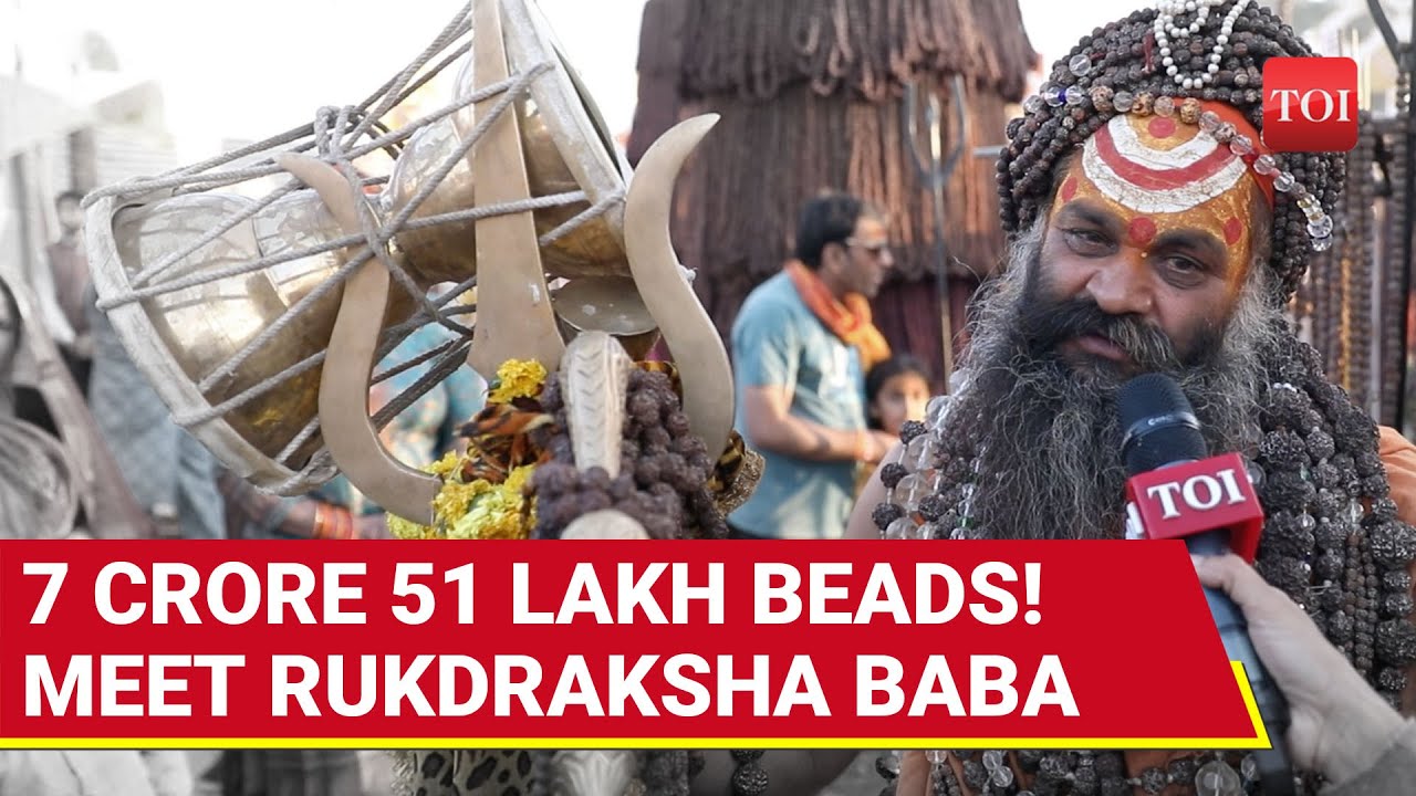 TOI Meets Viral Rudraksha Baba At Maha Kumbh | Here's Why Everyone Is Talking About Him