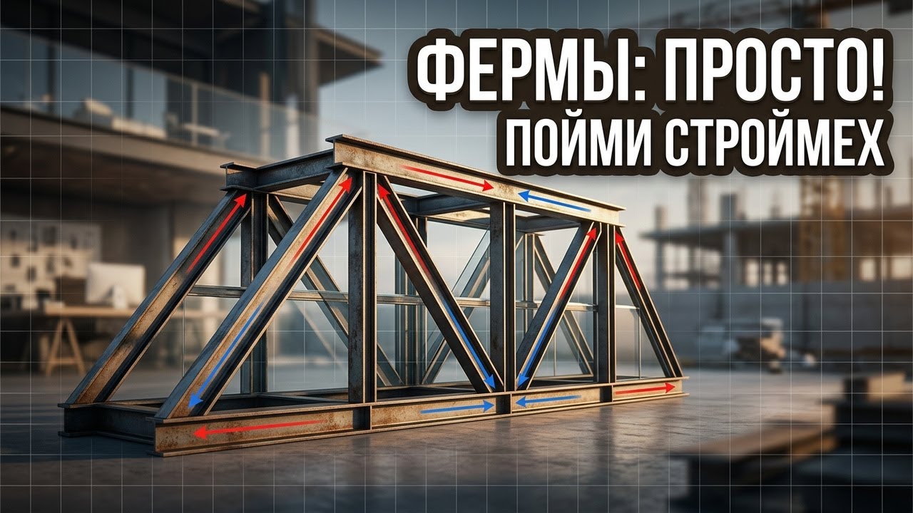 Строительная механика. Фермы основные понятия и гипотезы, Строймех для чайников.