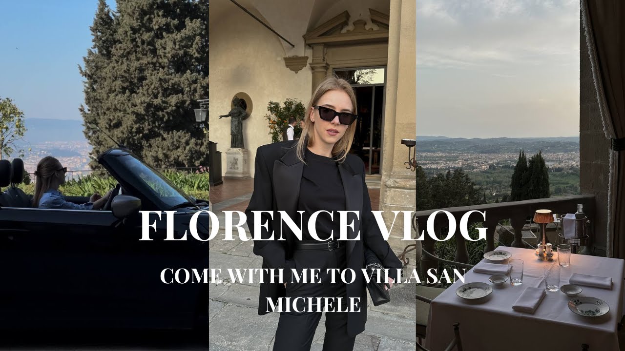 FLORENCE VLOG | Come with me to Villa San Michele, A Belmond Hotel