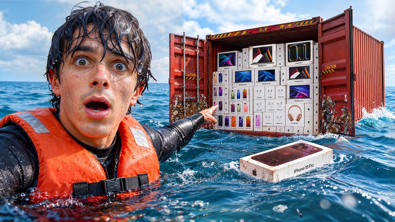Exploring Mysterious Shipping Containers Lost at Sea!