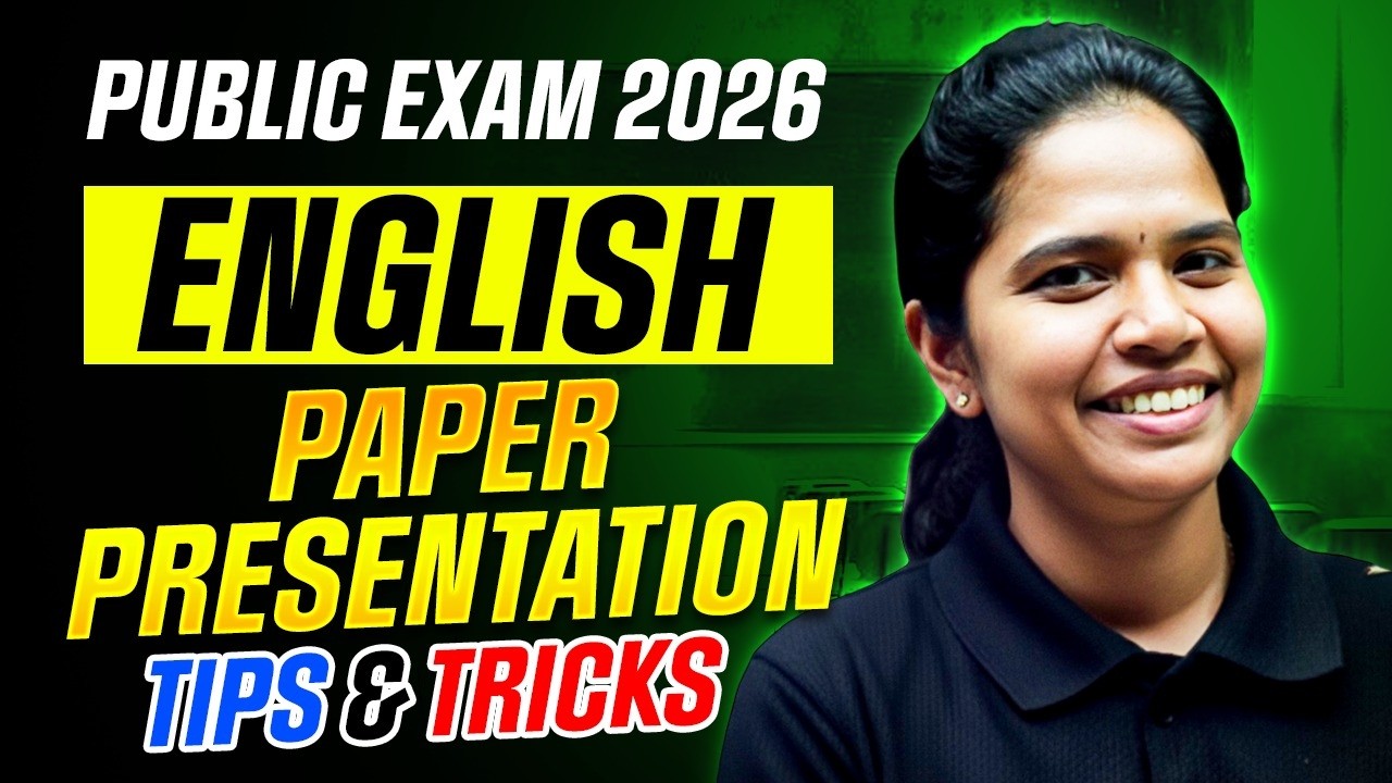 10th Public Exam 2026 | English Paper Presentation Tips & Tricks 🔥 | Viji Mam