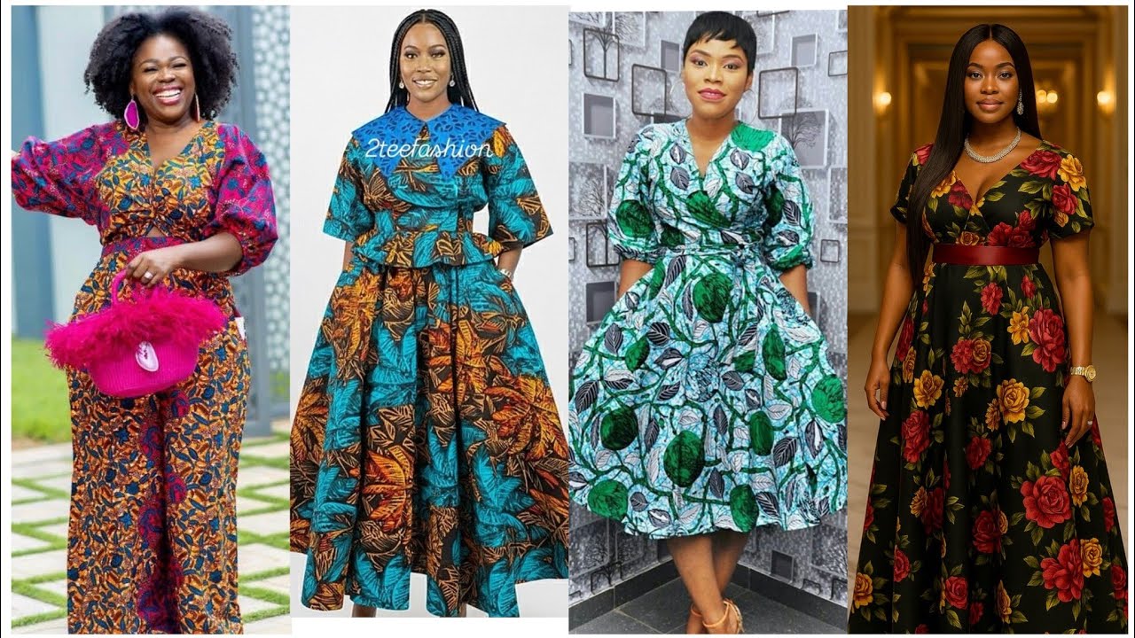 🆕️TRÈS BELLE TENUE AFRICAINE DE ROBE LONGUE MOYENNE 2025 WAX/PAGNE AFRICAN CASUAL DRESS ANKARA GOWN