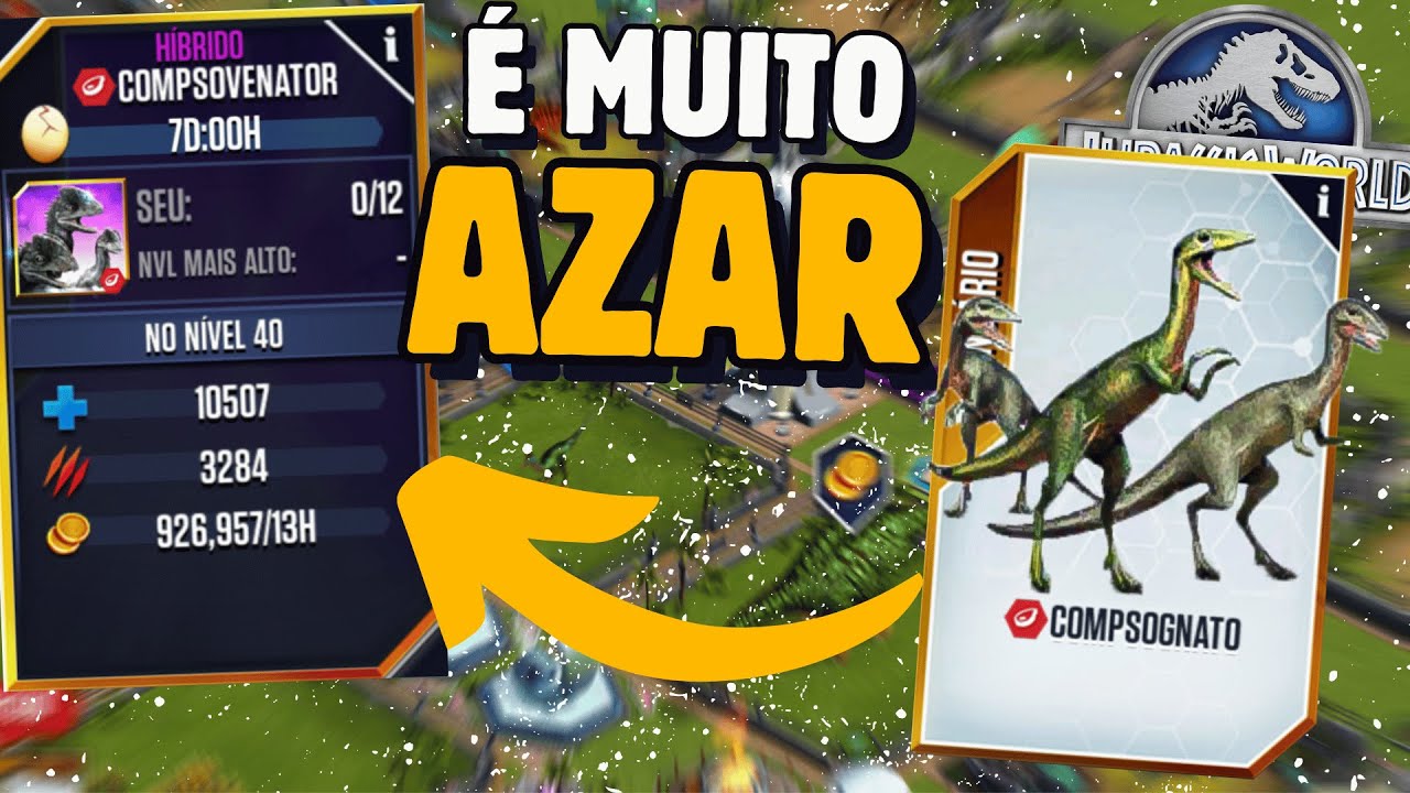 FUI CONSEGUIR A MELHOR CRIATURA DO JOGO E TIVE MUITO AZAR .Jurassic World