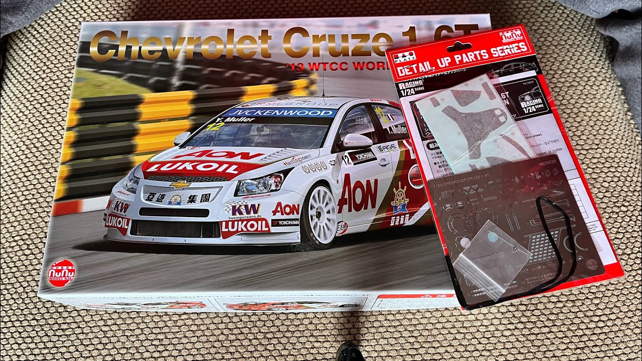 NUNU unboxing Racing Series Chevrolet Cruze 1.6T '13 WTCC World Champion plus detal up parts