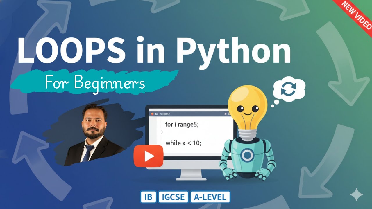 Loops in Python (Beginner-Friendly | IBDP CS B2.3.3, IGCSE, A-Level)