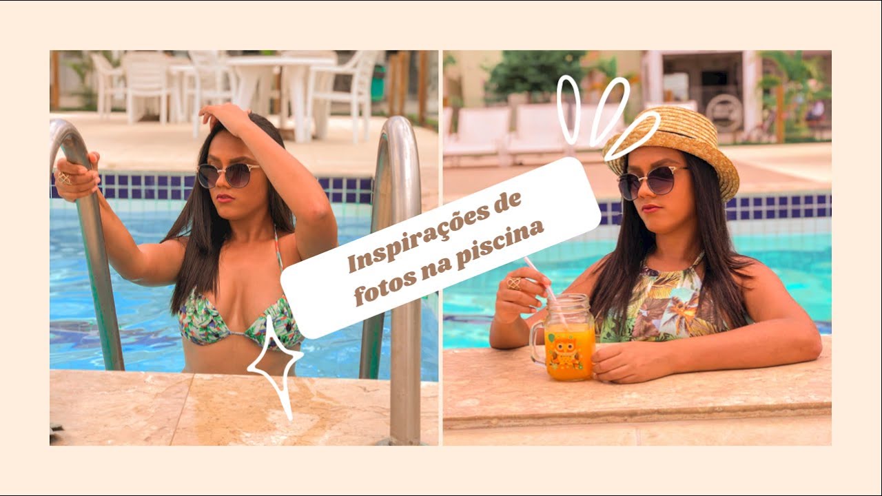 Inspirações de fotos na piscina