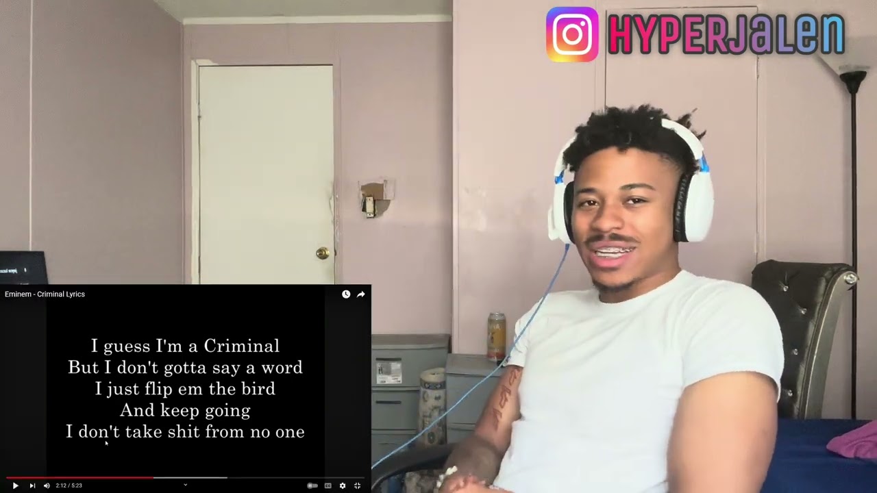 EMINEM-CRIMINAL (REACTION) 🔥!!!