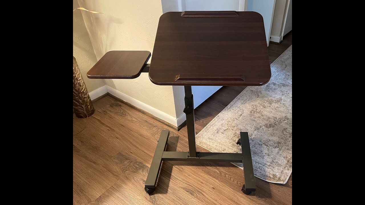 Assembly and Review - Seville Classics Laptop Desk with Side Table - WEB662