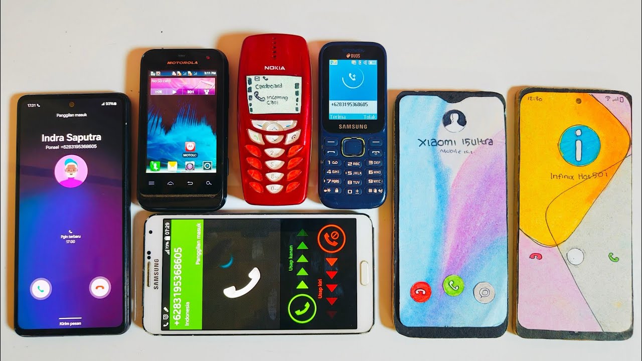Samsung A53 Note 3 Motorola Nokia 3350 Samsung B310e Xiaomi infinix Hot 50i| Guess Who incoming Call