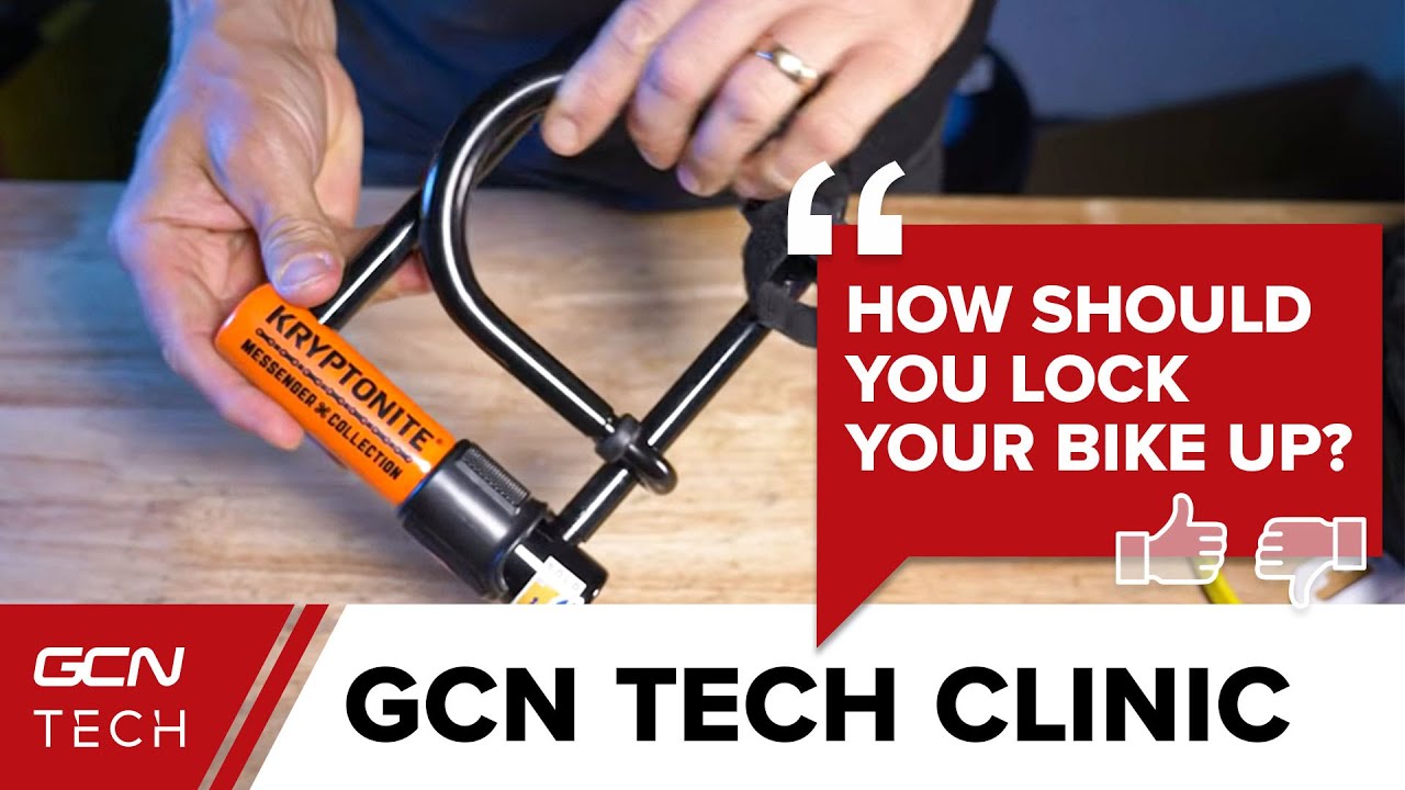 How Do You Lock Up A Bike Properly? | GCN Tech Clinic