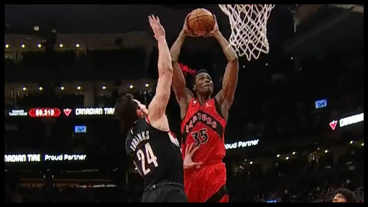 Christian Koloko says Move B, Get out Da Way - Raptors vs Blazers | 1/08/2023