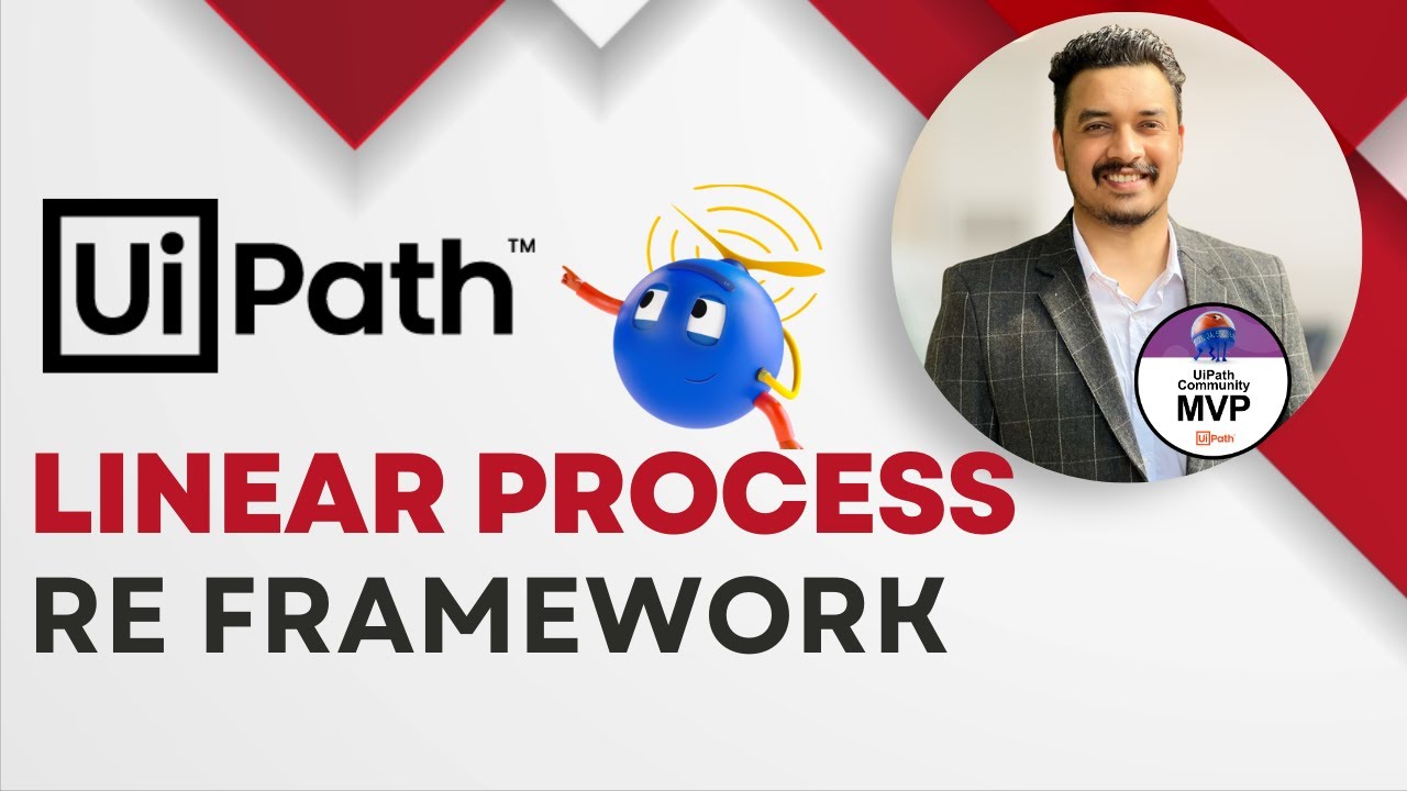 How to use UiPath RE Framework for linear process | Step by Step |  Mukesh Kala UiPath