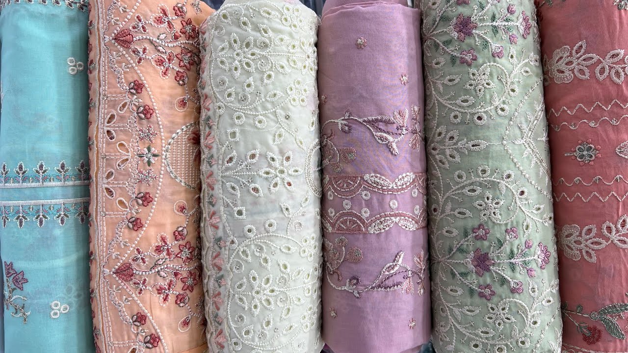 Luxury Lawn Embroidered | Chikankari | with Embroidered Chiffon Dupatta | New Arrivals | Eid26