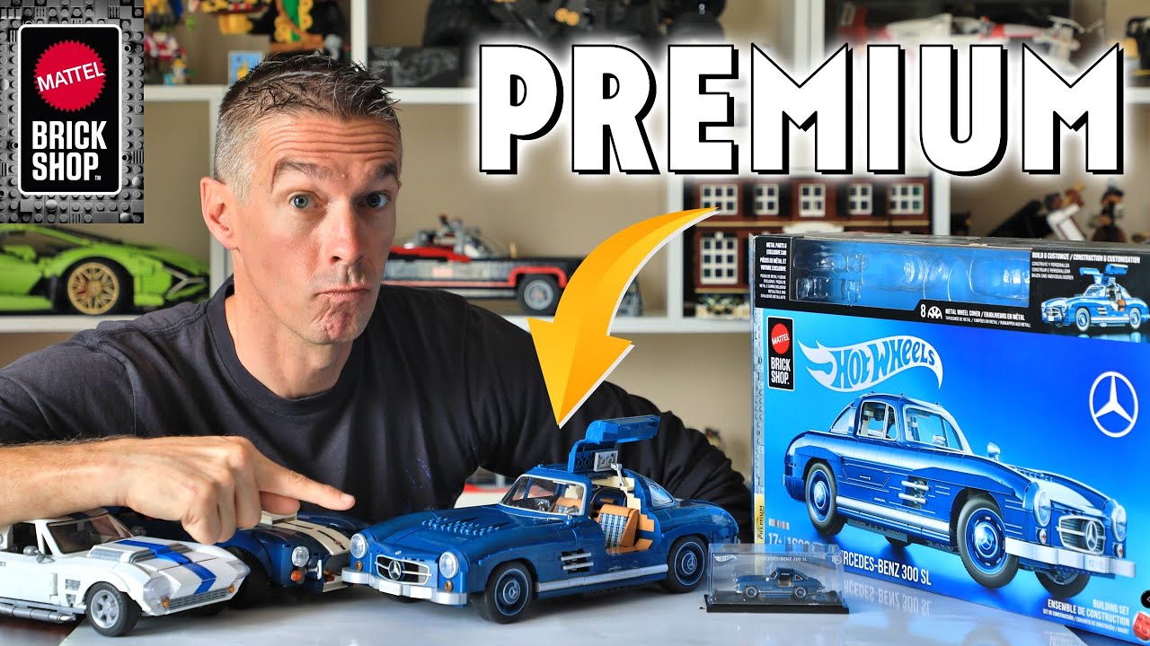La Réponse de MATTEL à LEGO : Test de la Mercedes 300SL Hotwheels #tutorial #automobile #car #lego