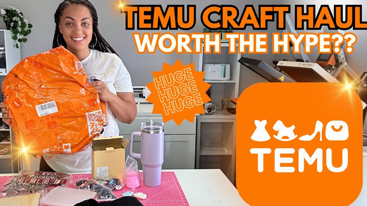 HUGE TEMU CRAFT HAUL | TEMU GEMS