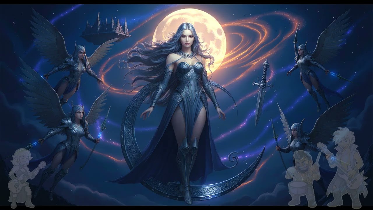 🌙⚔️ Selene, A Rainha Lunar das Valquírias | Música Épica Celta-Medieval de Fantasia