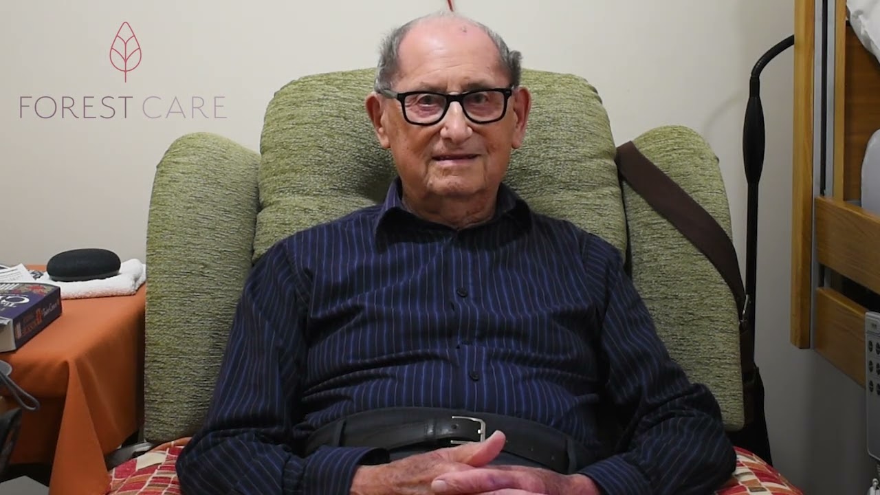 Oak Lodge resident Alec, shares his thoughts on Forest Care...