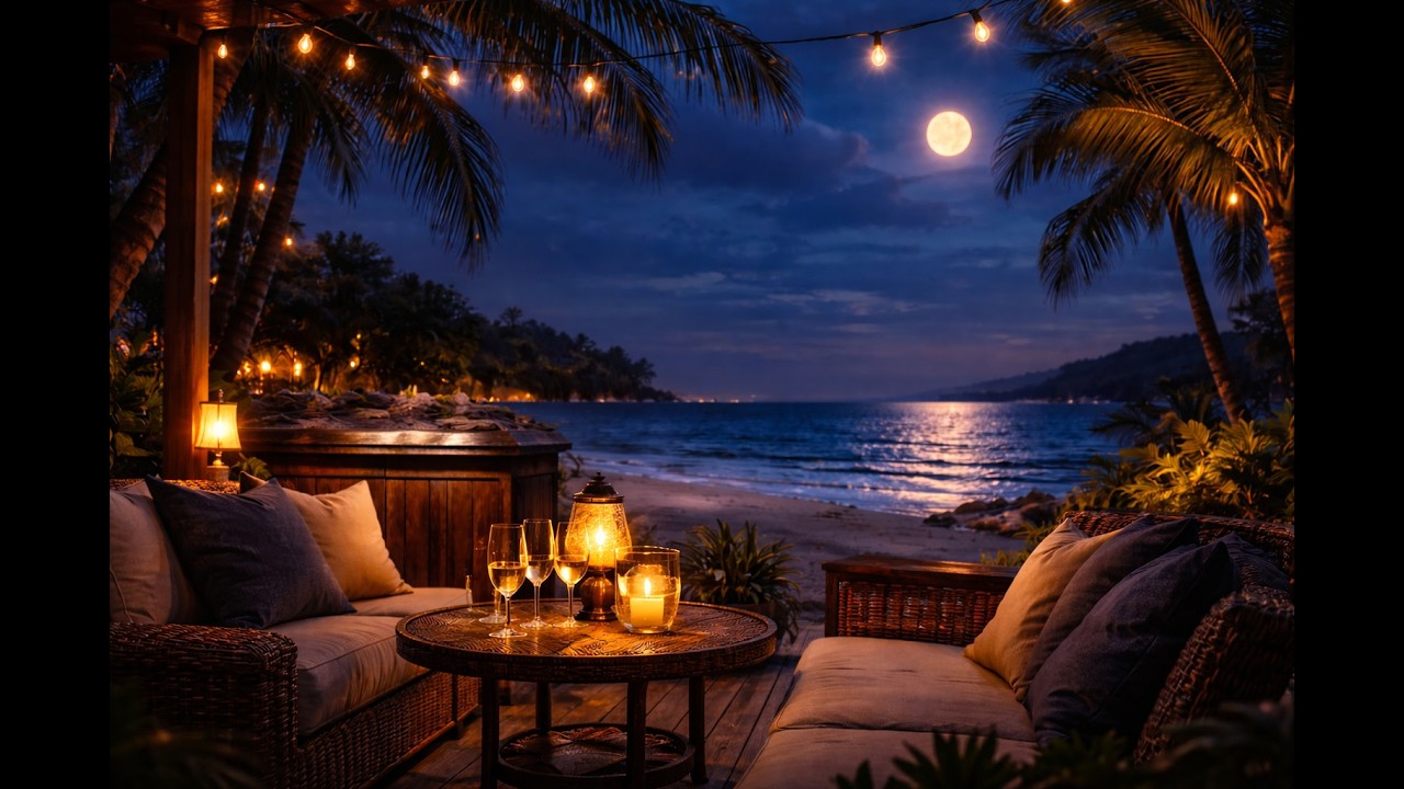 Relaxing Night Bossa Nova 🌴 3 Hour Smooth Brazilian Jazz Lounge Music