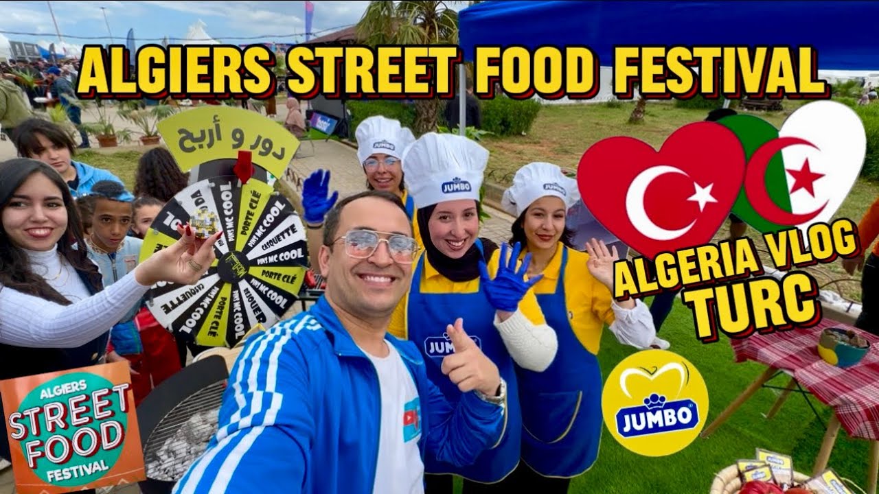 🇩🇿 Cezayir Yemek Festivali | Algiers Street Food Festival, ALGERİA VLOG ~128