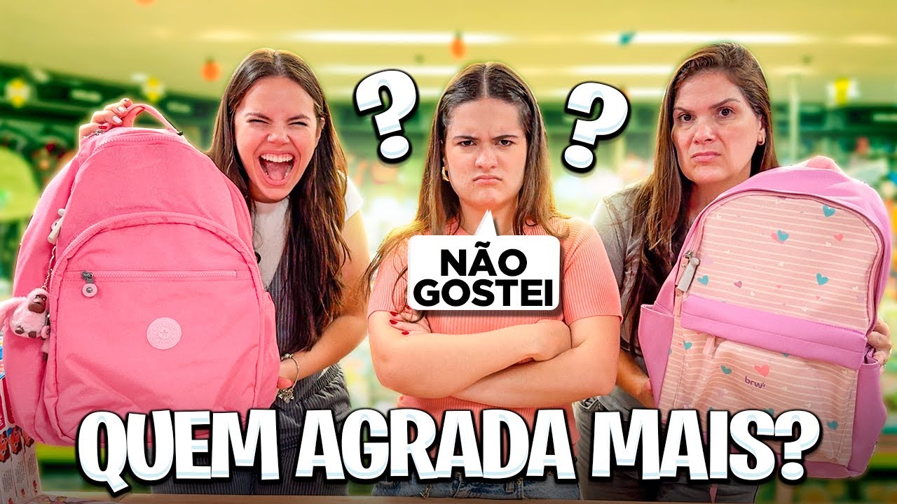 QUEM AGRADA MAIS A CAROL COM O MATERIAL ESCOLAR??