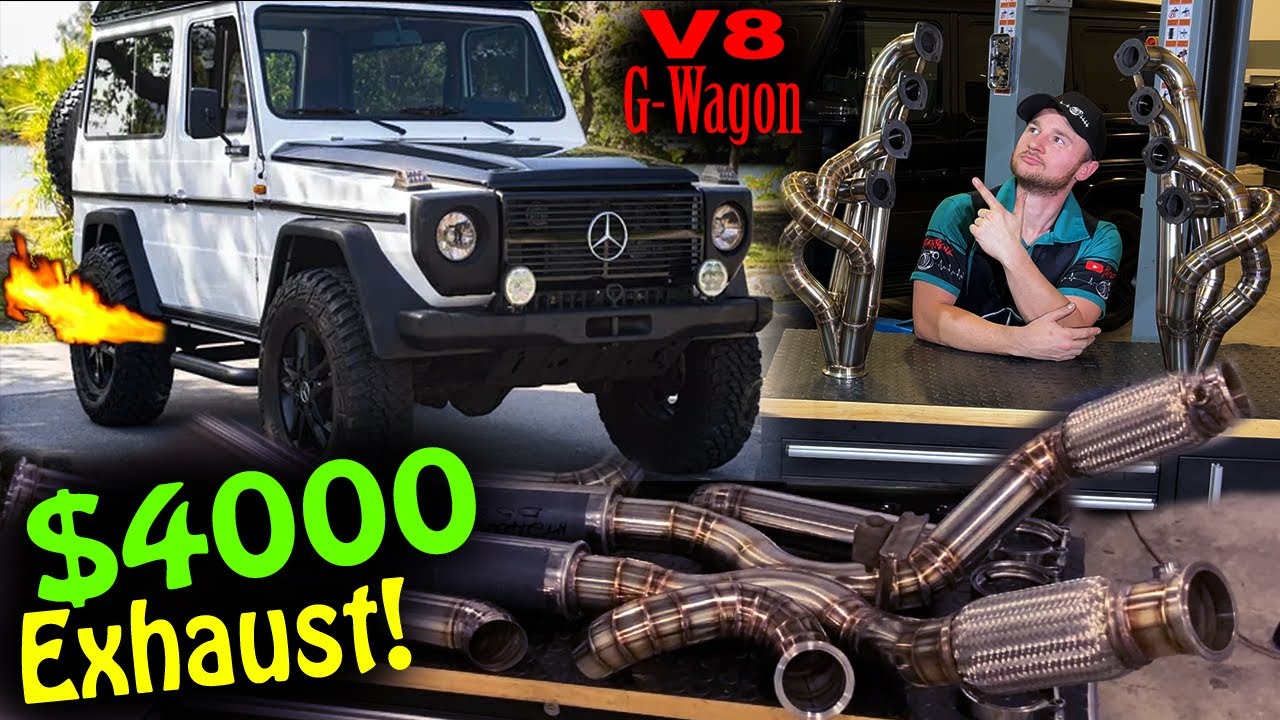 I Built a $4000 CUSTOM Exhaust For a V8 Mercedes G Wagon 💥BEST V8 SOUNDS💥(FULL COST BREAKDOWN!)