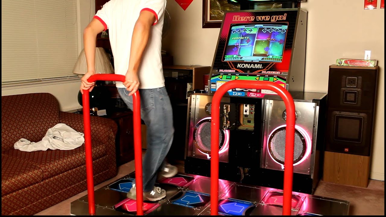 DDR machine first play!