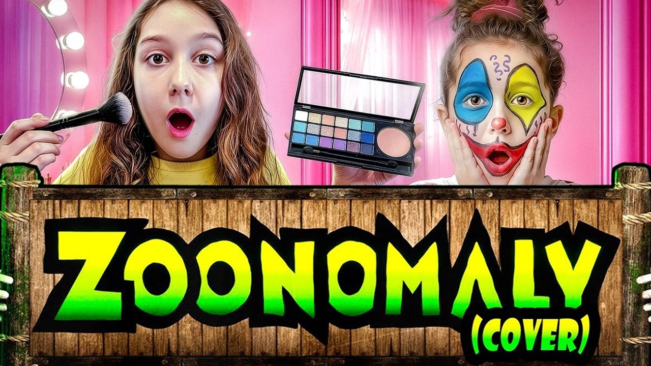 Sierra & Rhia FAM | Sierra and Rhia sharing make up for kids | Zoonomaly Theme Song (COVER)