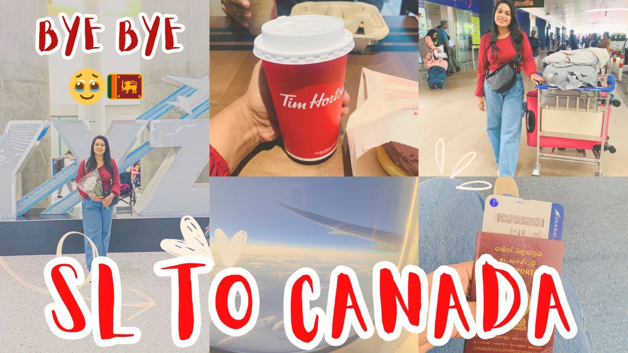 Sri Lanka 🇱🇰 to Canada 🇨🇦 | Full journey | My Joy World | සිංහල vlogs