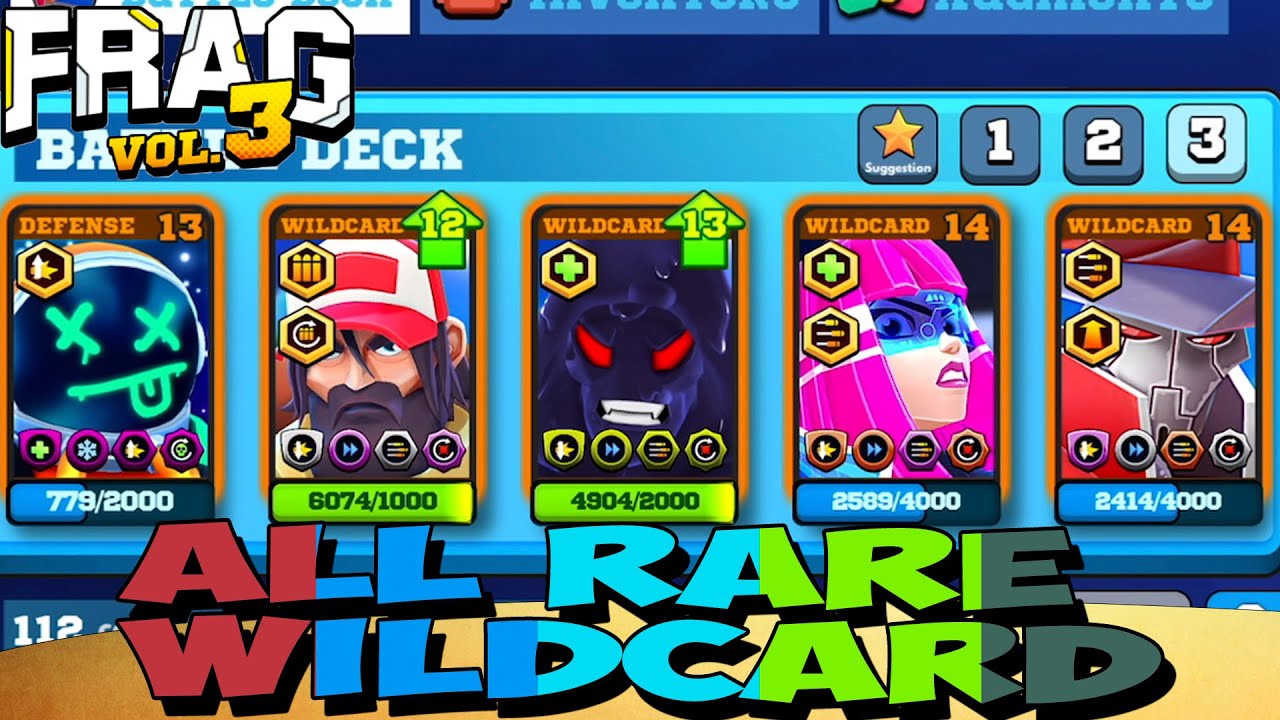 FRAG Pro Shooter Vol.3 - OMG All Rare WILDCARD😍Gameplay🔥(iOS,Android)