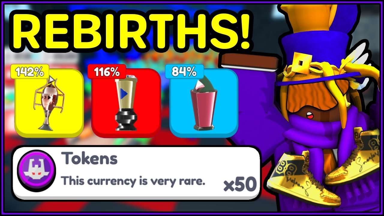 I GRINDED FOR HOURS TO GET TONS OF REBIRTH TOKENS IN YOUTUBE SIM Z