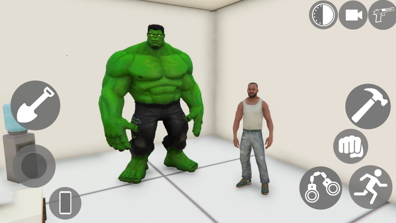 😱 Franklin With His Friend Save Arrested Hulk - INDIAN BIKE DRIVING 3D