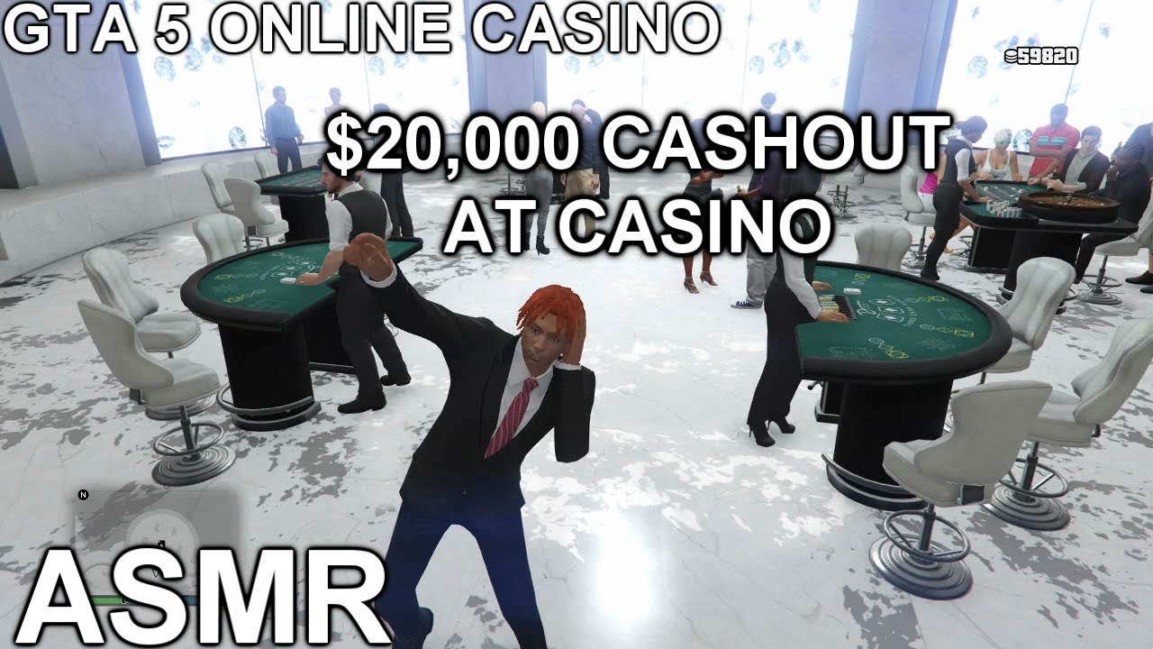 ASMR GAMEPLAY | Cashing out at the casino again | GTA 5 Online Casino Part 7 | Gum Chewing