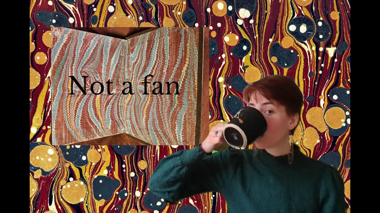 My personal vendetta against marbled paper (and a short history on western European bookbindings)